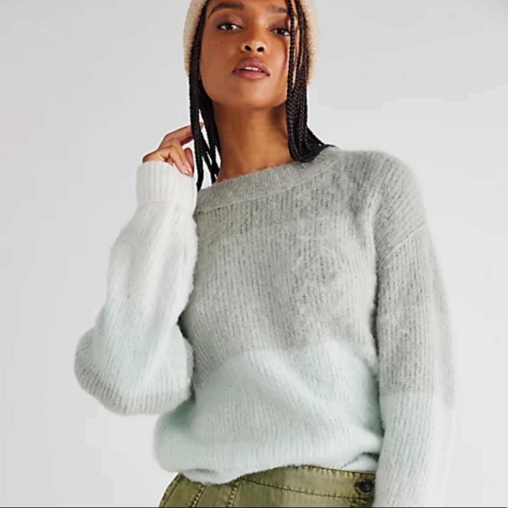 FREE PEOPLE - Autumn Sky Pullover Sweater Size Medium